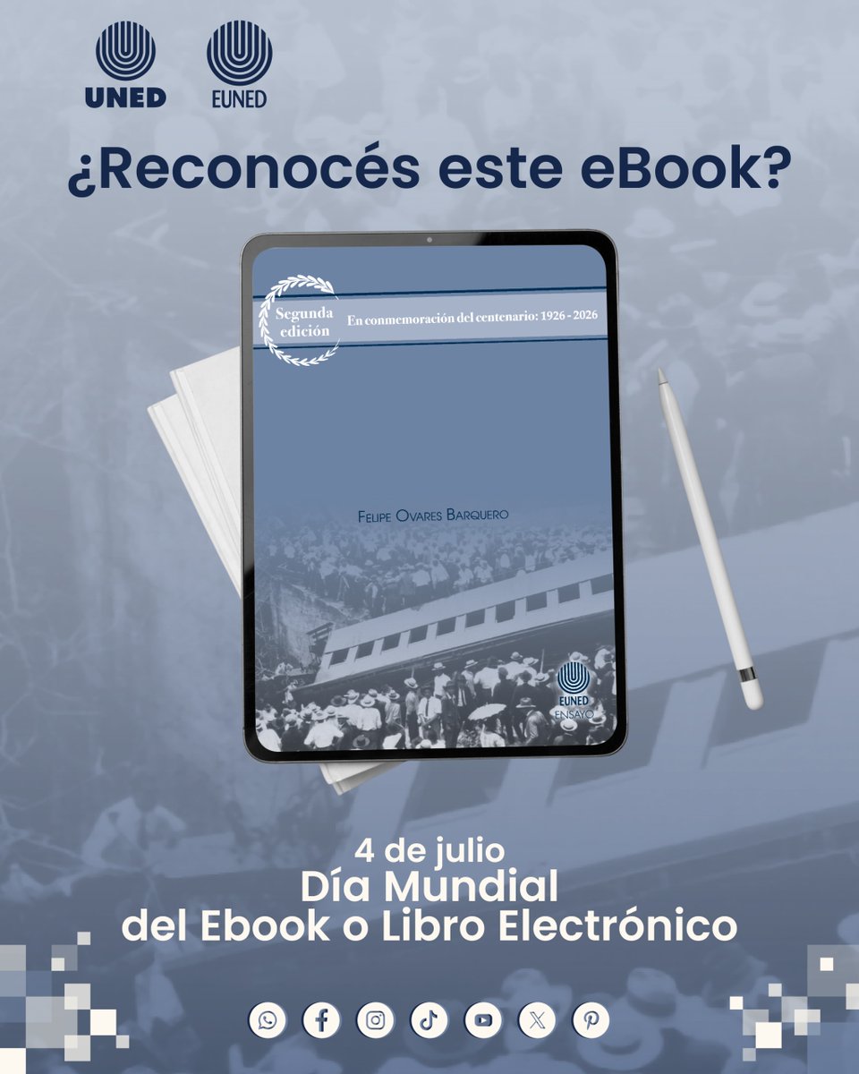 editorial_uned's tweet photo. 📚¿Reconocés esta portada?
Escribí en los comentarios el nombre del eBook y poné a prueba cuánto conocés nuestro catálogo digital.
👉https://t.co/5twMTGmCcE
#DíaDelEbook📚💻 #librosuned https://t.co/j83WuS5uTA