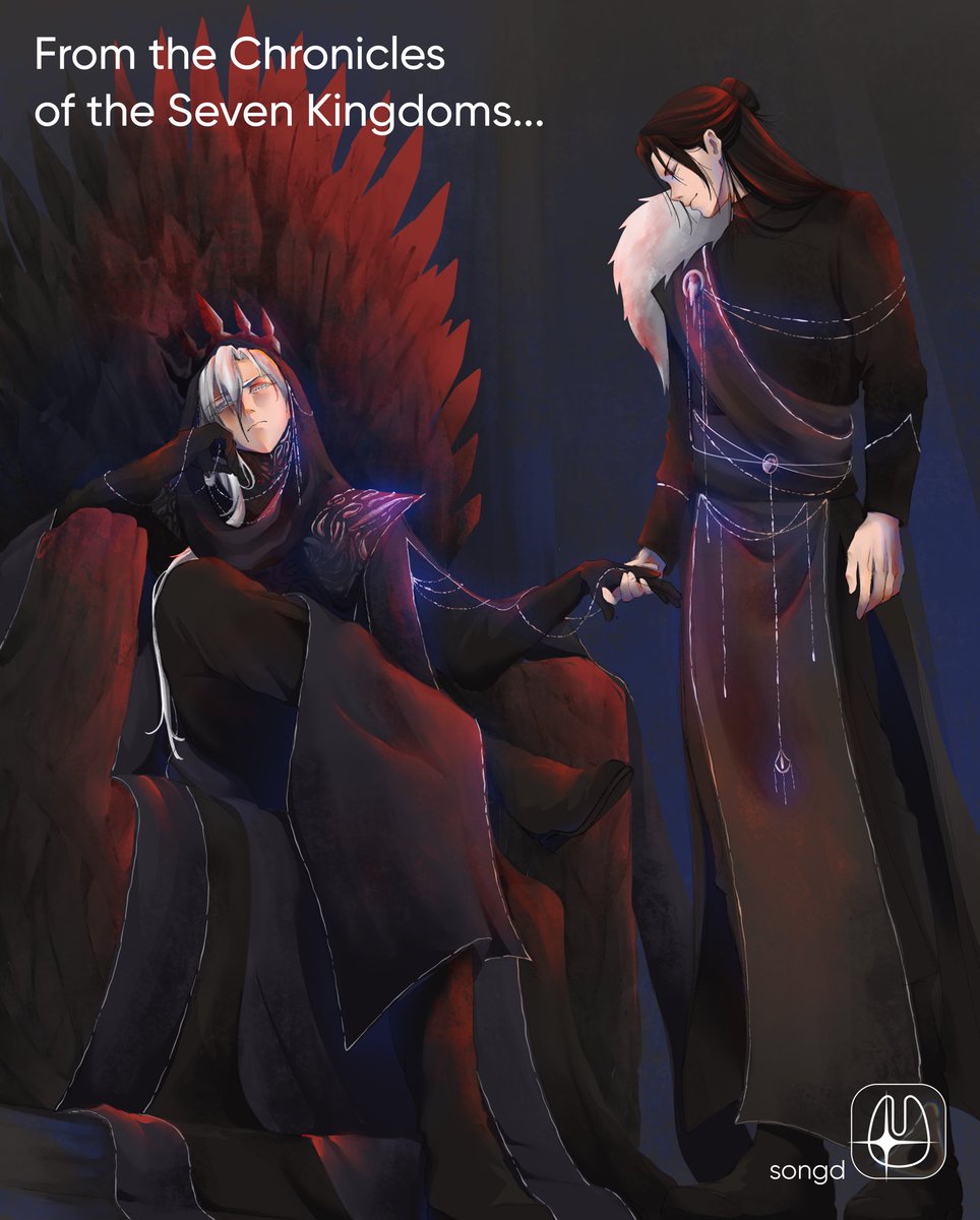 songd_jpg's tweet photo. What if Satoru was a Targaryen and Suguru was a Stark? 🐉🐺

Part 9! Sooooo here are some facts from satosugu’s future 👉🏻👈🏻

#art #artistoftwitter #satosugu #jujutsukaisen #gameofthrones #satorugojo #sugurugetou #bl #yaoi #au https://t.co/567zkpjzfU