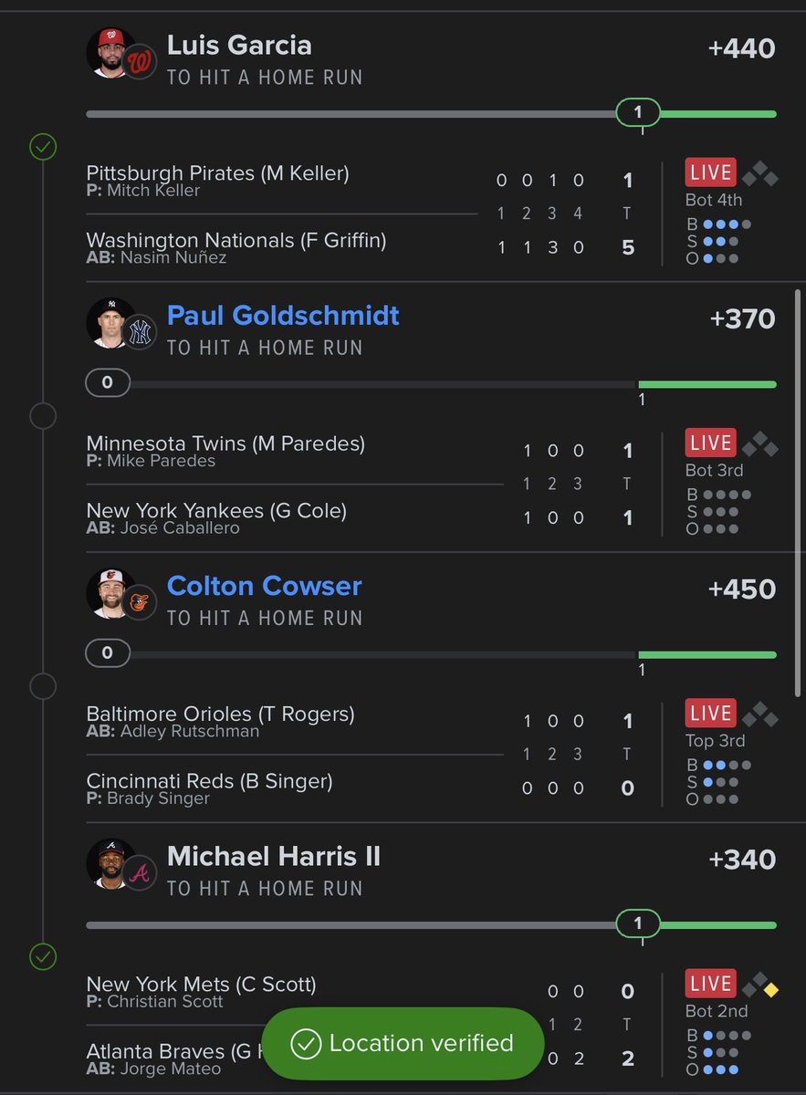 conn1k's tweet photo. @MLBHR deep flyout for paul first ab😵‍💫 https://t.co/vnj9Gikol9