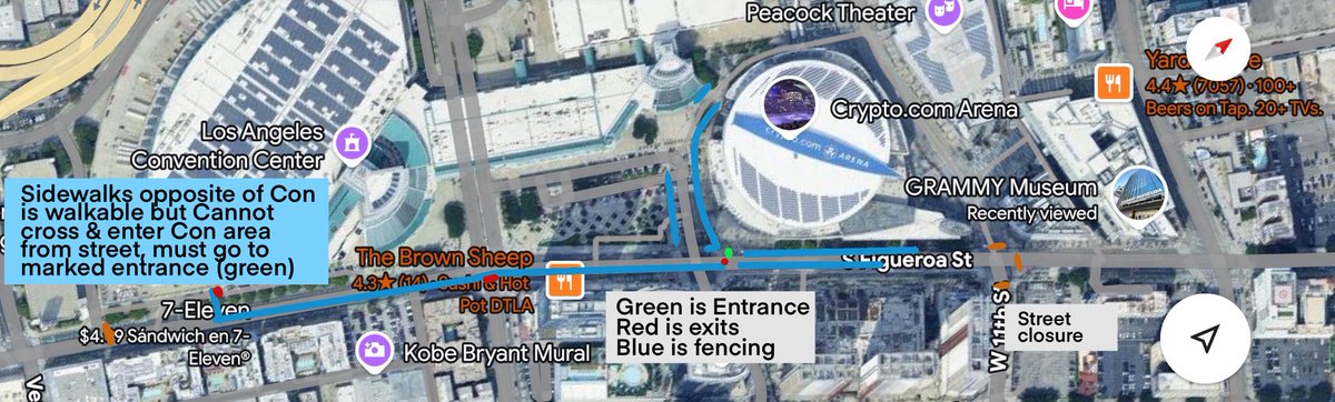 splatoonax2023's tweet photo. Here is site #6 where we will be meeting up, it is by the angel statue and crypto arena  🫶 
Please read previous post if you are planning to attend without a badge https://t.co/SWIdx07775
