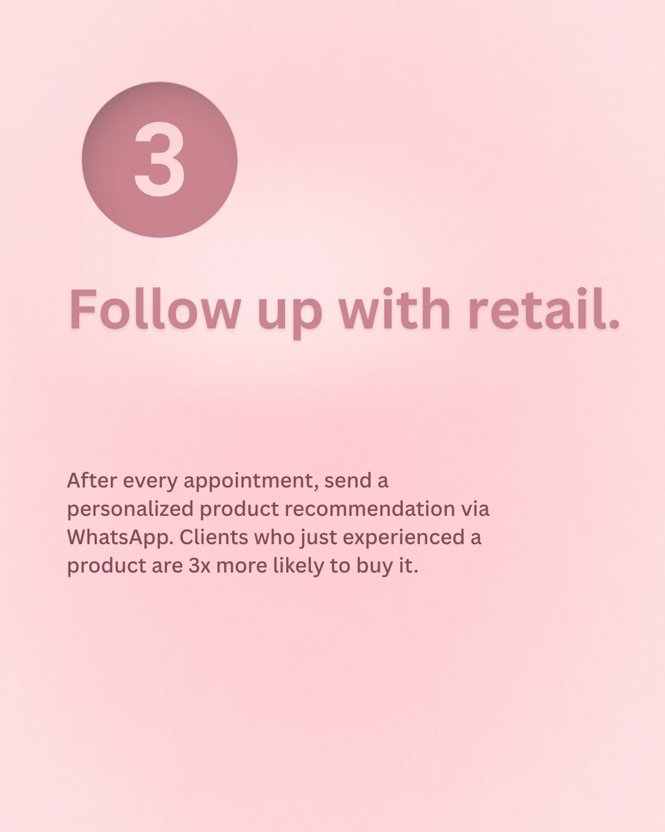 amara_scale's tweet photo. Sometimes the fastest way to grow your salon revenue is to serve the ones you already have better. 💰
Here are 5 ways to increase the average spend of every client who walks through your door (+1 more in the comments): https://t.co/2qNnSpIdwA