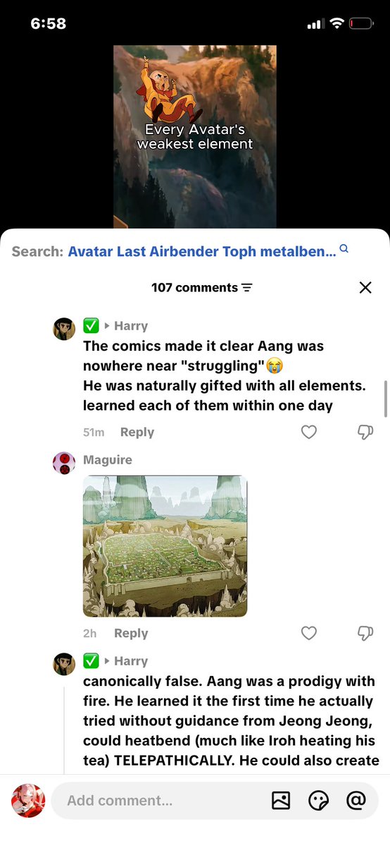 spekiwolf's tweet photo. Aang dick riders are crazy. None of this happen in the comic. https://t.co/Q4NBPQEqCD