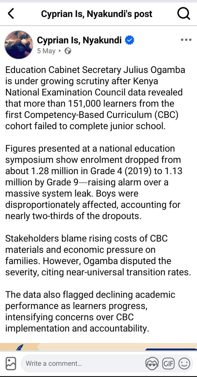 DeltaForceWanll's tweet photo. @Mukiteee Keep twerking for mediocrity and bare minimum retards. Many countries have free education up to versity and they don't drown in debt, it's technical issues like mismanagement not systemic.
CBC junior school transition rate is already worse before we talk about the universities. https://t.co/bfxSh9ldMM