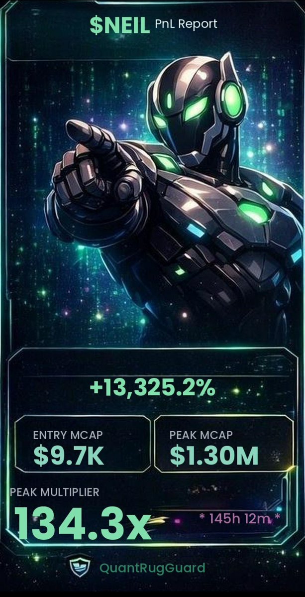 dwarriorking's tweet photo. Another 100x + on $NEIL for QuantBot using #smartsignals 
@TheTrueQuant
@Crypto_Retardio https://t.co/3nWwLmTyXS