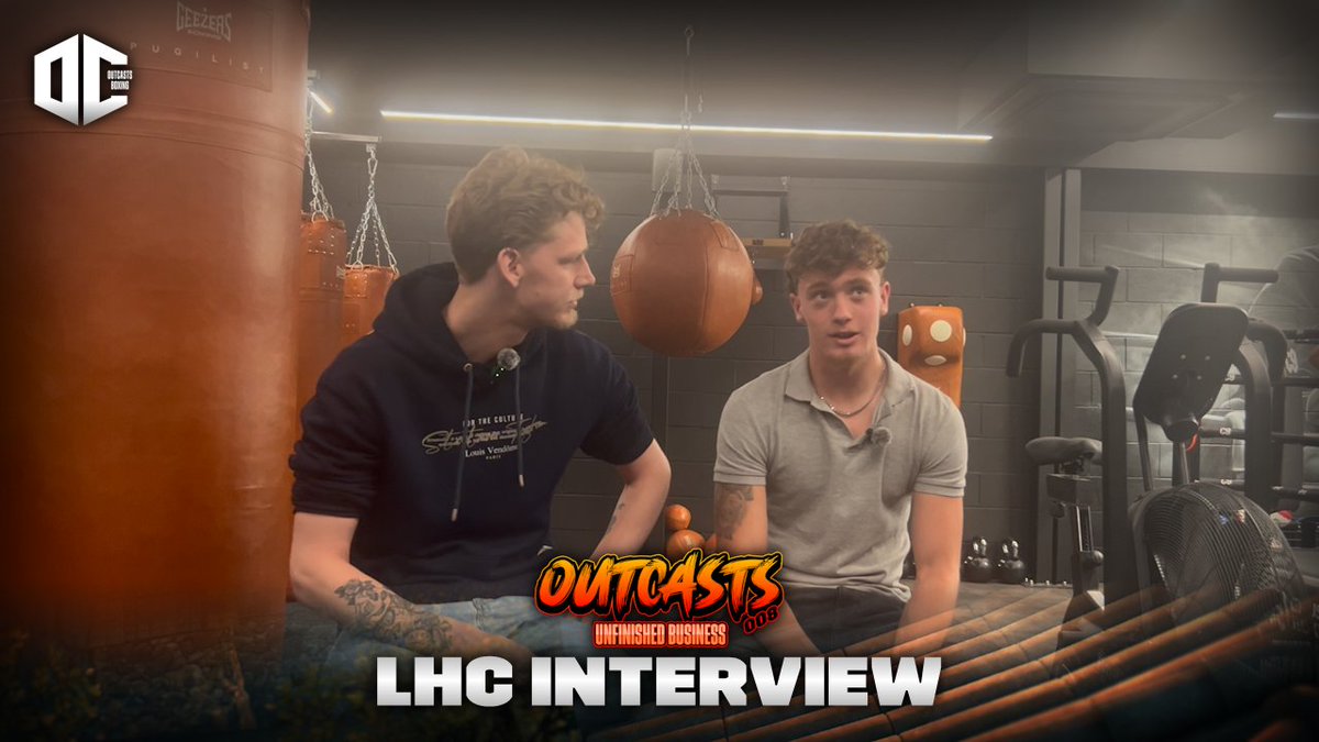 OutcastsBoxing's tweet photo. The interview with @TheRealLHC_ is now available for viewing on the Outcasts Boxing YouTube channel 🥊

https://t.co/1ZifQlU3v8 https://t.co/gUIukN2B00
