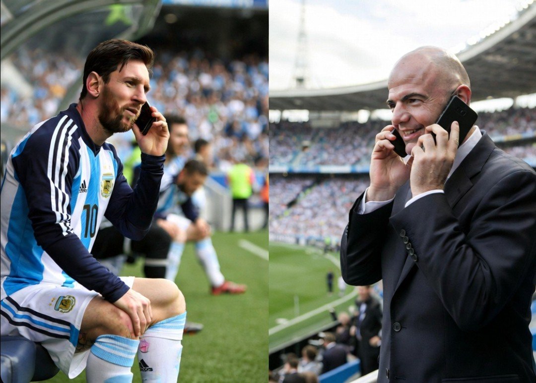 verdaopirata's tweet photo. Messi ao fim da partida https://t.co/hfa65qAXZW