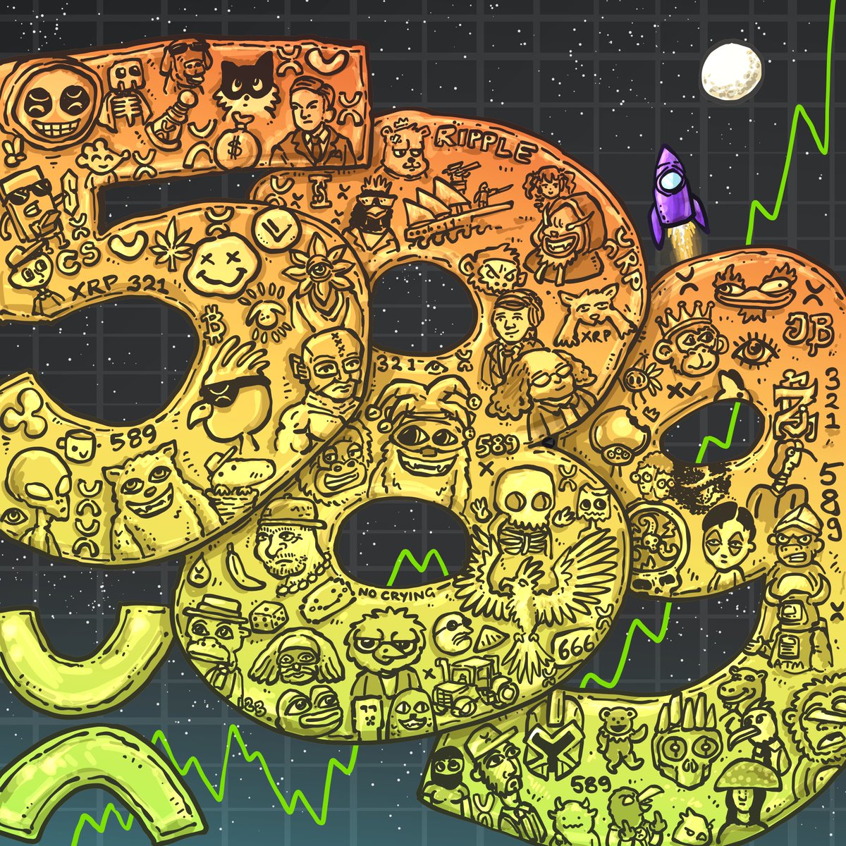 dfart2287's tweet photo. 589 Grand Rising 🔥
Tried to add many more projects in there!
OE on @IMCollectibles_ 
Timelapse and link below ✍️ https://t.co/q2iaKSNS0C