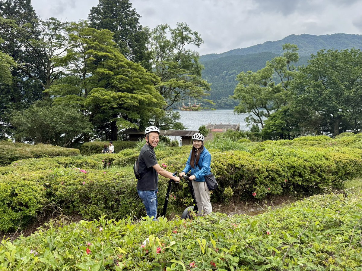 SegwayHakone's tweet photo. おはようございます🌱

⛩箱根   7/4 (土)  20℃ ☁️

雨予報でしたが、曇りに🥹✨️
せっかくの機会ですので！ぜひ！

直前のご予約！
大大大歓迎＼(^o^)／⭕️

ガイド直通電話☎05068691600
https://t.co/QD73vCy1xp

 #箱根  #雨の日 https://t.co/NcijAk6j2T