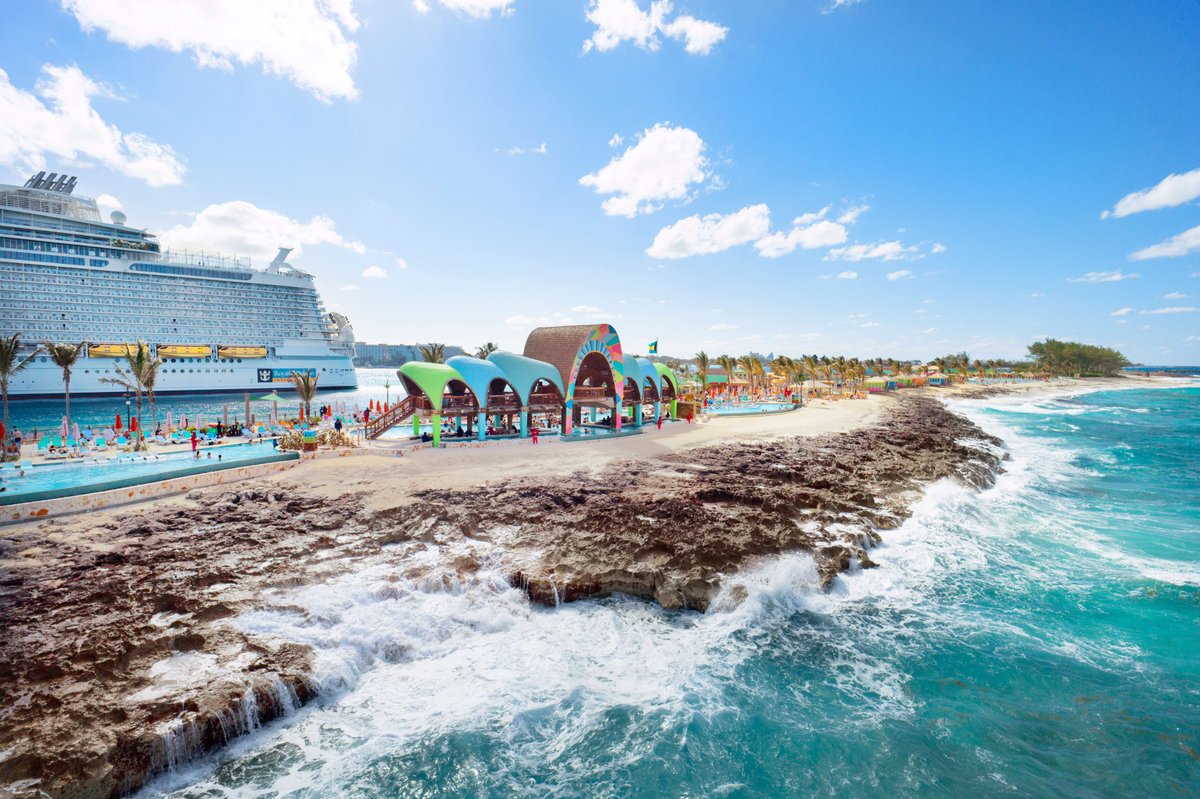 CheapCruiseBook's tweet photo. If you could escape this weekend…would you? 👀 Just imagine being at Royal Caribbean's brand NEW Royal Beach Club, AWARD-winning Perfect Day at CocoCay,  &amp; nonstop fun 🌴

That sounds like a yes to me, so contact me today at booking@cheapcruisebookings.com to book! https://t.co/vRspWjHz3v