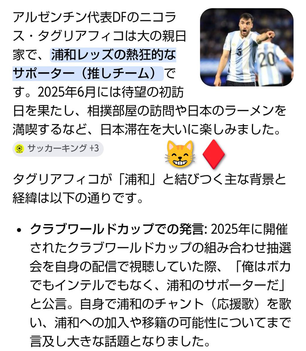 LeoRed_18's tweet photo. W杯アルゼンチン代表で、浦和レッズサポーターが試合してる🚩🇦🇷♦️😸
#タグリアフィコ https://t.co/uJgySLEdFy