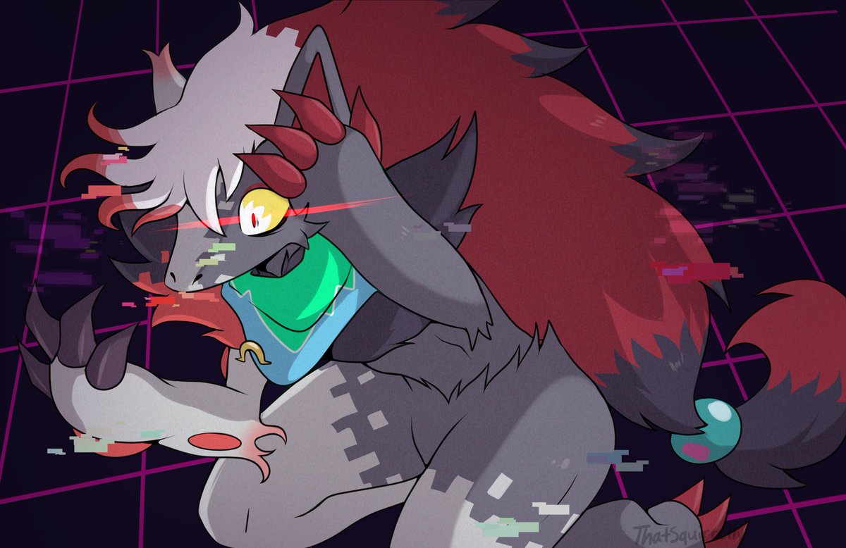 ThatSquirrelly's tweet photo. First artfight attack  

Character belongs to Kirbio https://t.co/Pe5FQDebj9