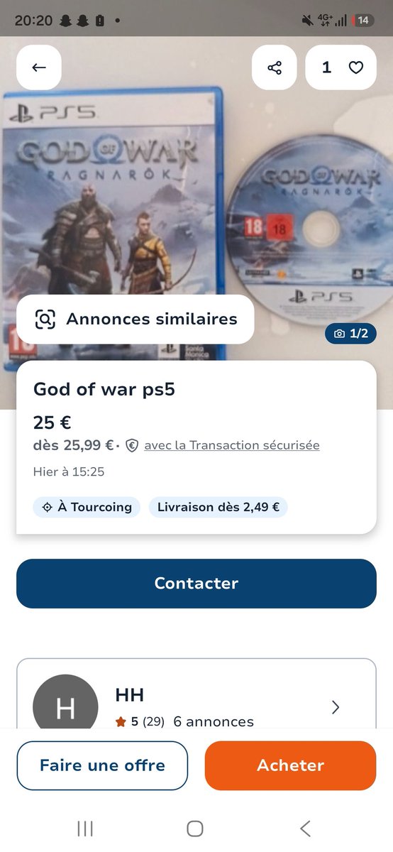 Neeroto1's tweet photo. Voilà pourquoi je ne suis pas pour le numérique le jeu est sortie en novembre 2022 il est a 80€ sur le PlayStation store en Juillet 2026 
 25€ en occasion 
Le physique contribue au marché du jeux vidéo le numérique le tue. #PlayStation #Psplus https://t.co/Cs94YGtHbt