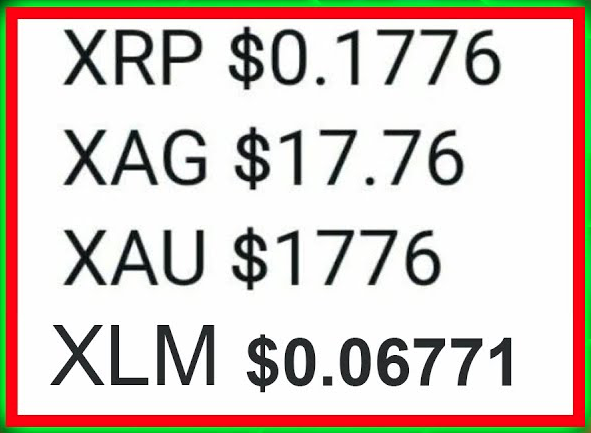 XRPBags's tweet photo. Remember this 6 years ago (July 4th, 2020)

$XRP $0.1776

$XAG $17.76

$XAU $1776

$XLM $0.06771 https://t.co/qLDuvjQqjN