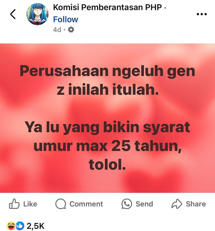 mendadaknih's tweet photo. gen z selalu zalahhhh https://t.co/0dbSuunfF7