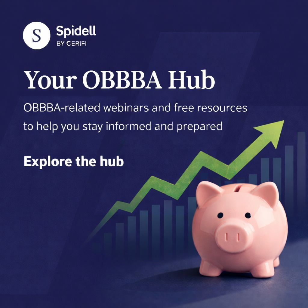 CAMinutePodcast's tweet photo. Head still reeling from all of the OBBBA changes you had to handle this tax season? We get it.

That's why we compiled all the OBBBA info you need, from webinars to free resources and expert insights, all in one convenient place.

Explore the hub: https://t.co/1bQrSynE6n https://t.co/dUYnYSkYTY