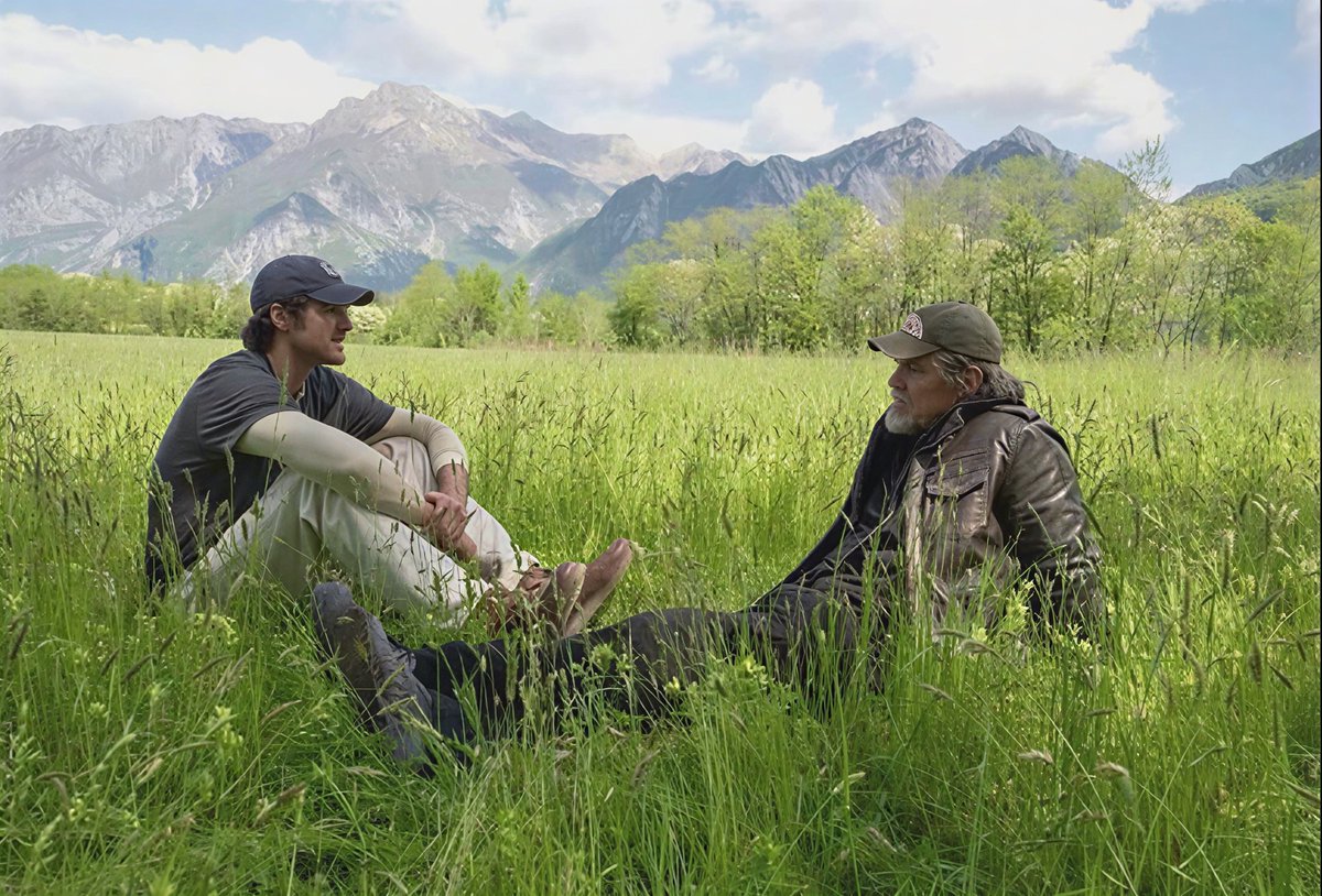 JElordiNews's tweet photo. 📸 Jacob Elordi as Hig and Josh Brolin as Bangley in “The Dog Stars” (2026), Directed by Ridley Scott, Photographed by Fabio Lovino. [HD Upscale] 🎥🎞️🇦🇺🇬🇧🇺🇸🇮🇹🛩️🐕

#TheDogStars #JacobElordi #Hig #JoshBrolin #RidleyScott #20thCenturyStudios #Photography #Stills #HD #2026 #2020s https://t.co/jZGDK5cDNt