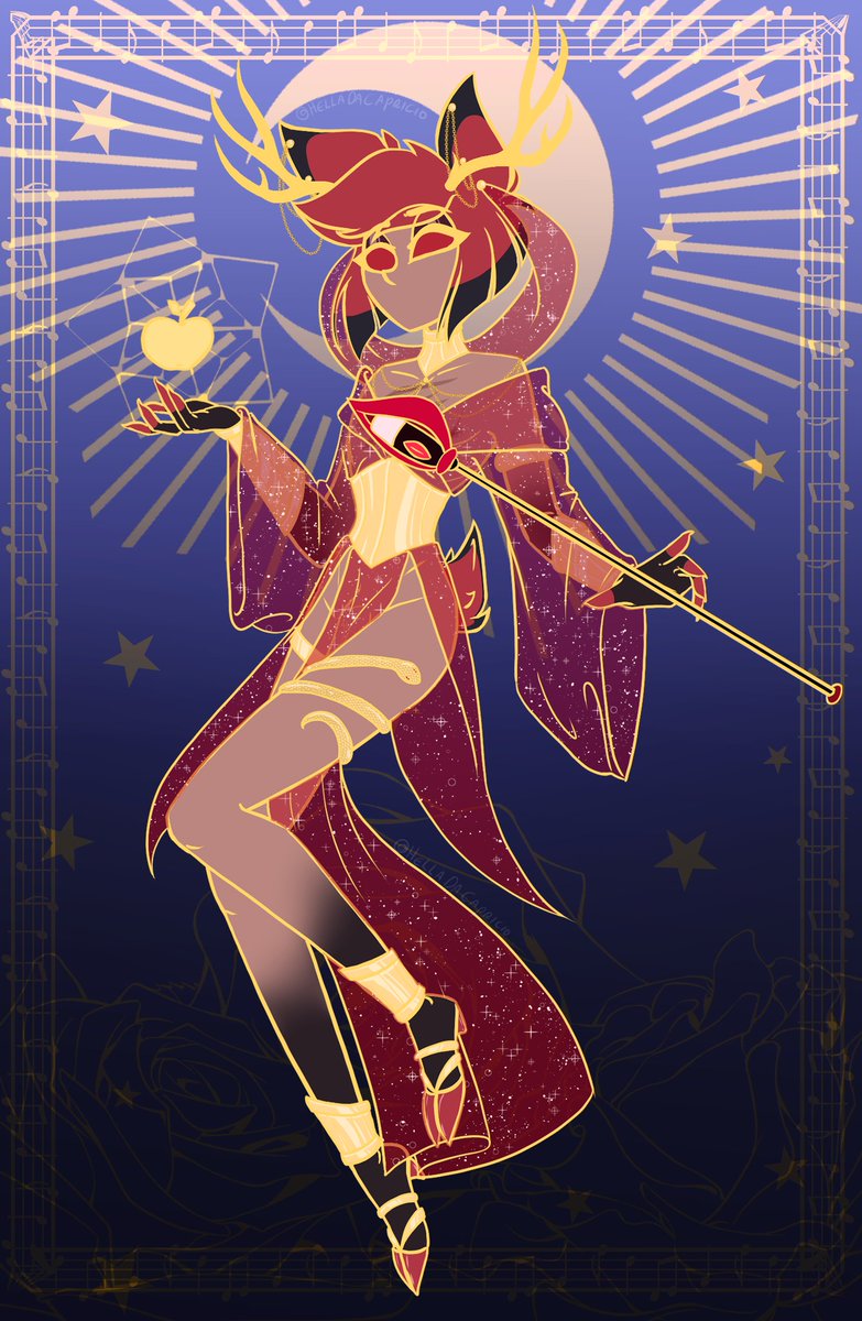 HellaDACapricio's tweet photo. Made another card! This time it's Alastor! (Added to my RedBubble as well, L1nk in comments)
I hope you like it!
#Alastor #HazbinHotel Implied #radioapple https://t.co/urzj0z3LUT