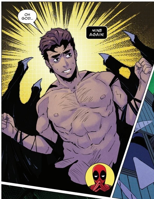 Knux_Chaotix's tweet photo. Deadpool istg https://t.co/2CDlwBxUv2