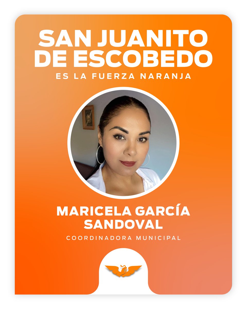 MovCiudadanoJal's tweet photo. En San Juanito de Escobedo, la #FuerzaNaranja sigue creciendo con Maricela García.
Como coordinadora municipal, asume el compromiso de fortalecer nuestro proyecto desde lo local, trabajando de la mano de la ciudadanía para impulsar sus causas y mantener al municipio #Al100. https://t.co/bUMV5MNwMO