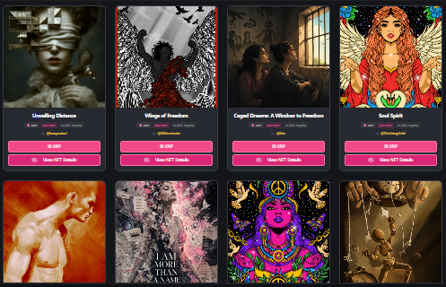 NftSunage's tweet photo. #FREEDOM collection @lady_cafe1 is LIVE! 

🔹36 artists
🔸70 1/1s artworks
🔹10 SOLD! 🥳🥳🥳

Much love and huge shout out to the beautiful souls who have collected artworks from this collaboration:

@FomoOnX x3
@KazspeakArt x3
@MarcelK_89 x2
@IN_FINITY 
@cornxrpl 

Check out the remaining 60 masterpieces available 🔗👇