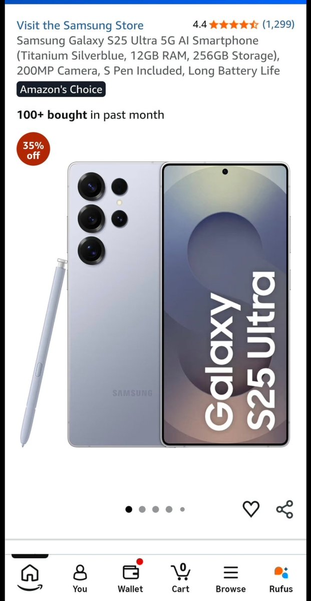 VTanwar47148's tweet photo. @stufflistings ₹ 84,999 /-

@stufflistings 
#AmazonPrimeDaySale #GalaxyS25UltraDay5 https://t.co/lmxcFM1IFu
