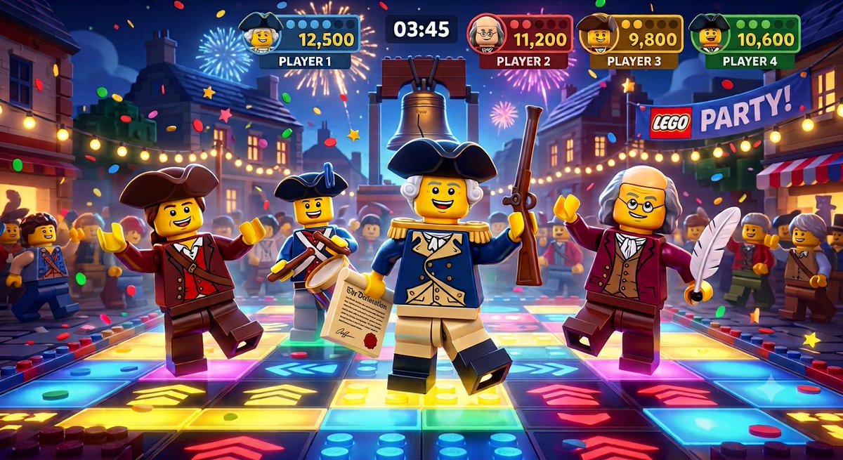 GeekDad248's tweet photo. There ain't no party like a LEGO Party! I'm giving away a @NintendoAmerica Switch code for the LEGO Party! Video Game this 4th of July weekend to add to the semiquincentennial festivities: https://t.co/wLypGABvLI

#America250    #Giveaway #LEGODad #NintendoDad https://t.co/SQqPOVJWeC