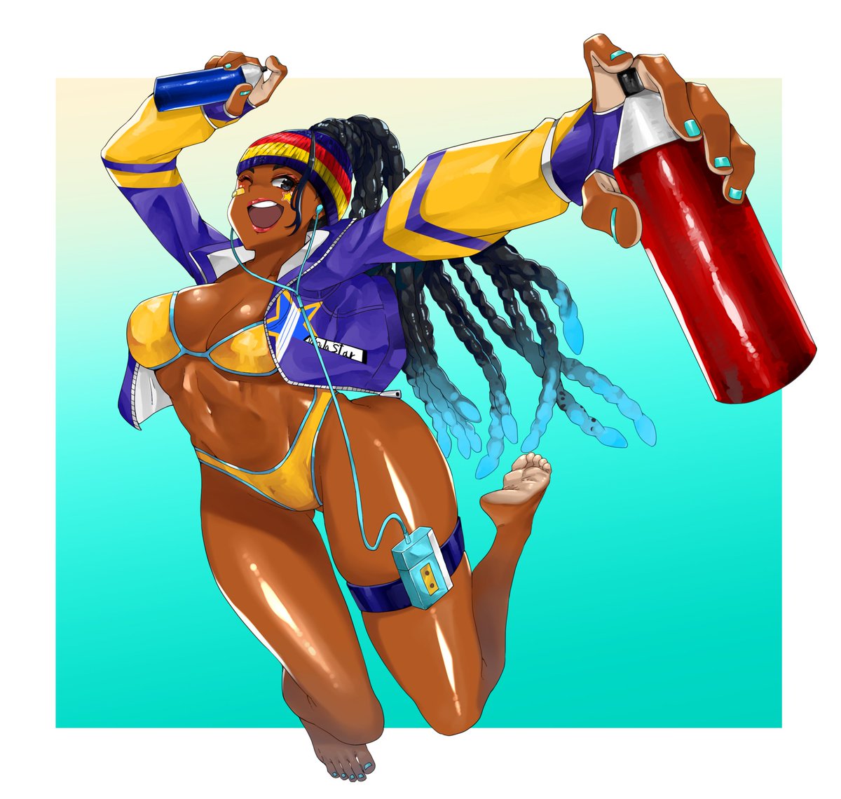 EboNinjitsu's tweet photo. "Metro, I got an idea for this heatwave ~!!" https://t.co/O1GisnZEQn