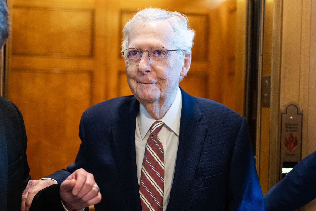 RpsAgainstTrump's tweet photo. Newly released EMS dispatch audio shows responders were sent to Mitch McConnell’s home on June 14 for an unconscious person. The dispatcher reported a “cardiac arrest,” while medics said “CPR in progress.” McConnell remains hospitalized. — CBS News https://t.co/xFV8xGzVmD