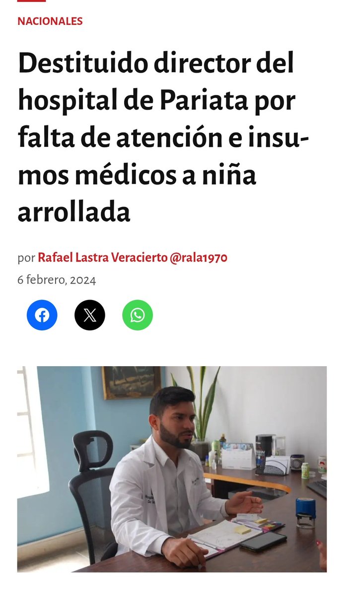 rex_tremendae25's tweet photo. Perdón pero no tengo nada de empatia por este enchufado negligente, manipulador y ladrón. Otro culpable de las condiciones actuales de ese hospital. https://t.co/6iY2Txsqdu