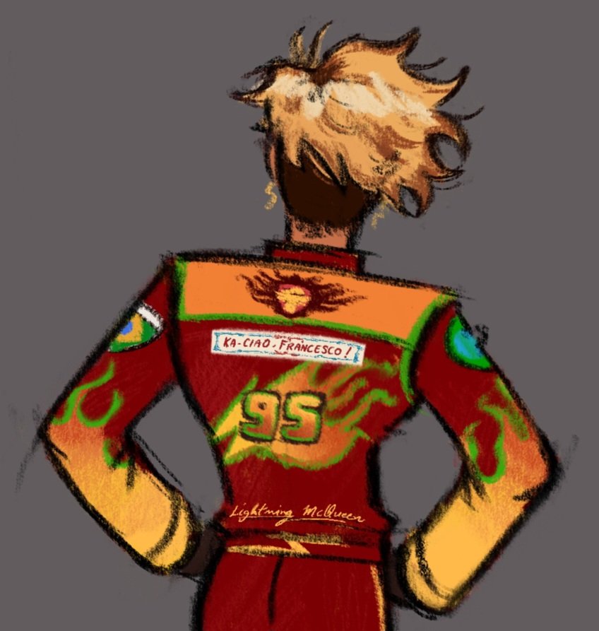 yogurtgut's tweet photo. cars 2 lightning mcqueen firesuit design cuz I love cars 2 lightning mcqueen paintjob it's my favorite for years I hate him so much omG
#pixarcars #cars2 #lightningmcqueen https://t.co/aAlIVM848c