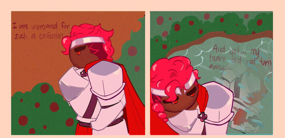 CrimPunch_WClaw's tweet photo. [🥊🐺][#wildchip][3/4]
•Confession..?

#wildberrycookie #crunchychipcookie #crk #cookierunkingdom #cookierun #part3 

Honestly, I don't know what's happening rn. I just copied what was in my sketches 🥲 https://t.co/FmbiTNj5HH
