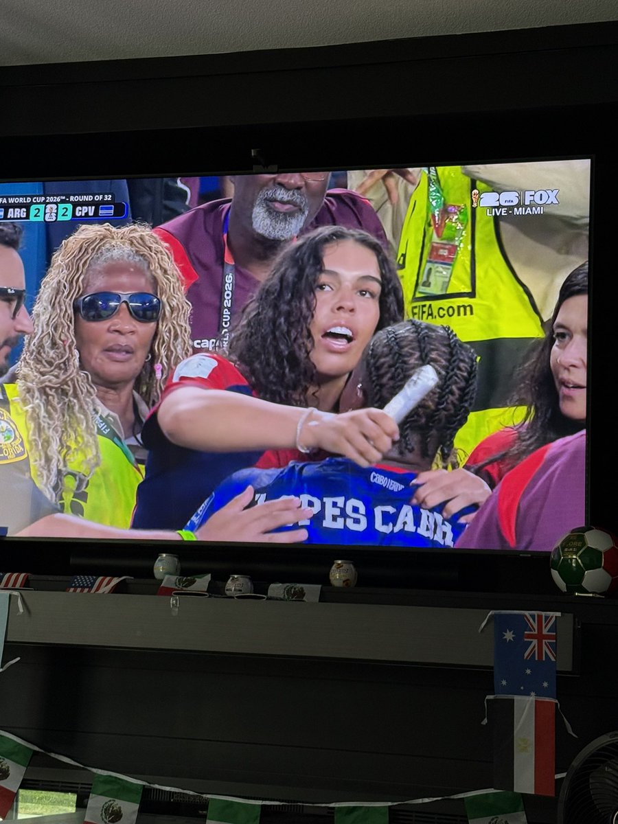BuiltOnSoles's tweet photo. If you don’t go up to your gf after scoring the biggest goal of your career in the World Cup, do you really love her? https://t.co/ltBFweCnAf