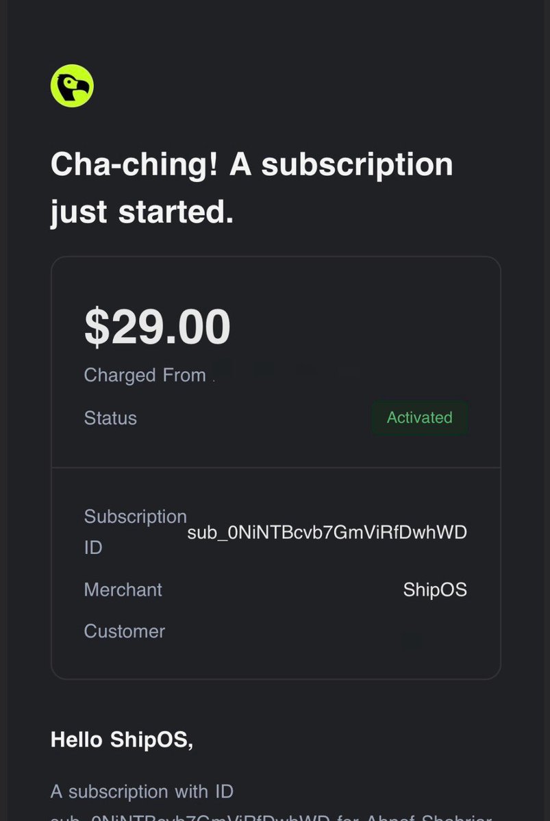 Joelpillar1's tweet photo. Cha-ching! 💸 @dodopayments just notify me, I love the sound!

My first paid user just arrived!

This is how I validate projects.

I don’t wait for thousands of signups or months of “perfecting” a product. The moment someone is willing to pay, I know I’m solving a real problem.

One paying customer teaches you more than a hundred people saying, “This is a great idea.”

Now it’s time to keep listening, improving, and earning the next customer.

Doubling down on SEO and GEO full force.