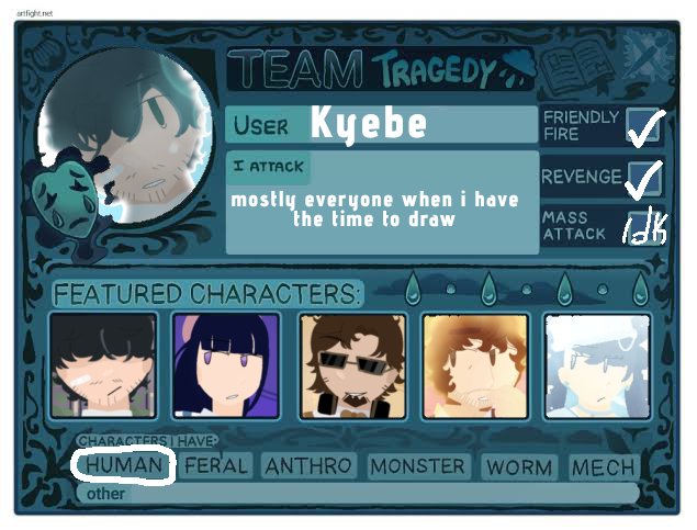 Kyebe1702's tweet photo. artfight shit 👀 
https://t.co/l0FdwQ7ffl https://t.co/Mol6bTIC7y