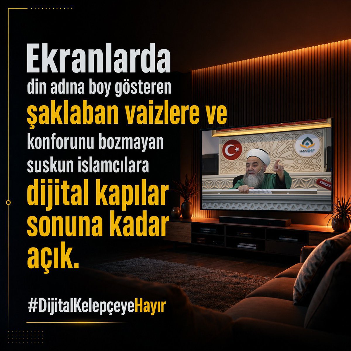 SerhatTesim's tweet photo. Dijital ekranlarda sistem tarafından takdir görmek için her türlü şekle giren bu jurnalci vaizler için dijital alan sonuna kadar açık. Çünkü tam olarak sistem neyi görmesini istiyorsa, söylemesini istiyorsa onu yapıyor. 

 #DijitalKelepçeyeHayır https://t.co/8yxSzDcUtU