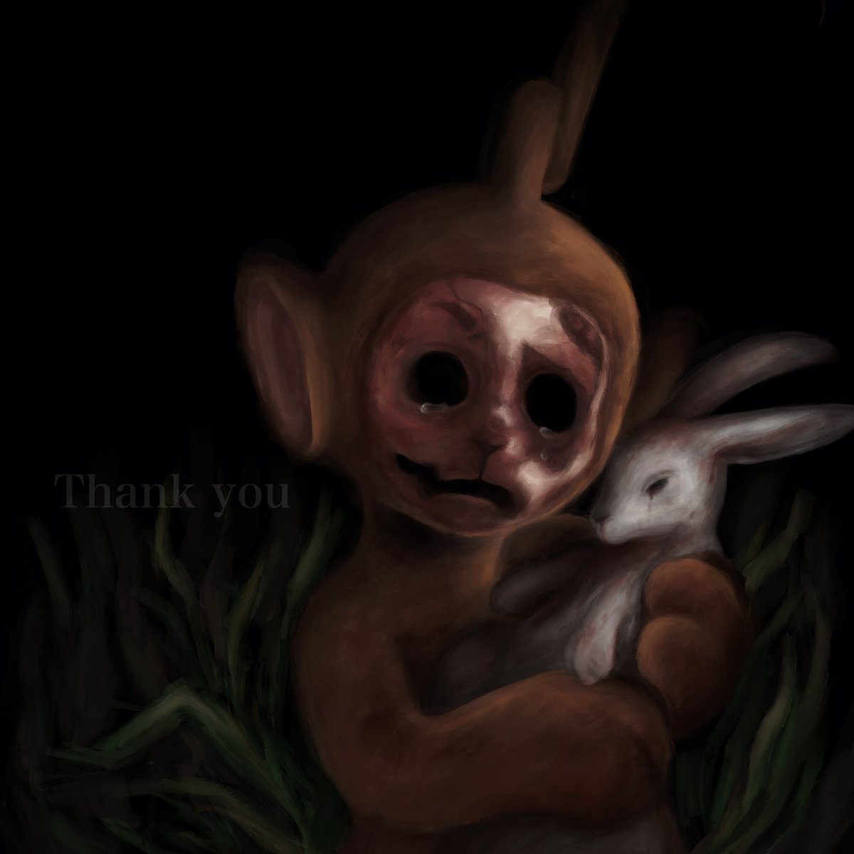 Sechekevtk's tweet photo. My poor baby laalaa ( ´△｀)
#slendytubbies https://t.co/2pfFnCvzJs