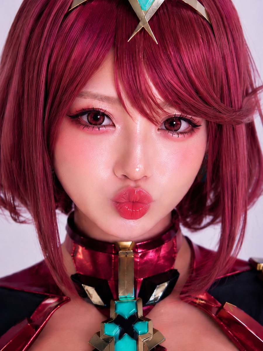 yuicakissing's tweet photo. ホムラ(ゼノブレイド) AIコスプレ
キス顔、ブチュキス💕

#AIgirl #AIart #cosplay https://t.co/lNKNGpAqqn