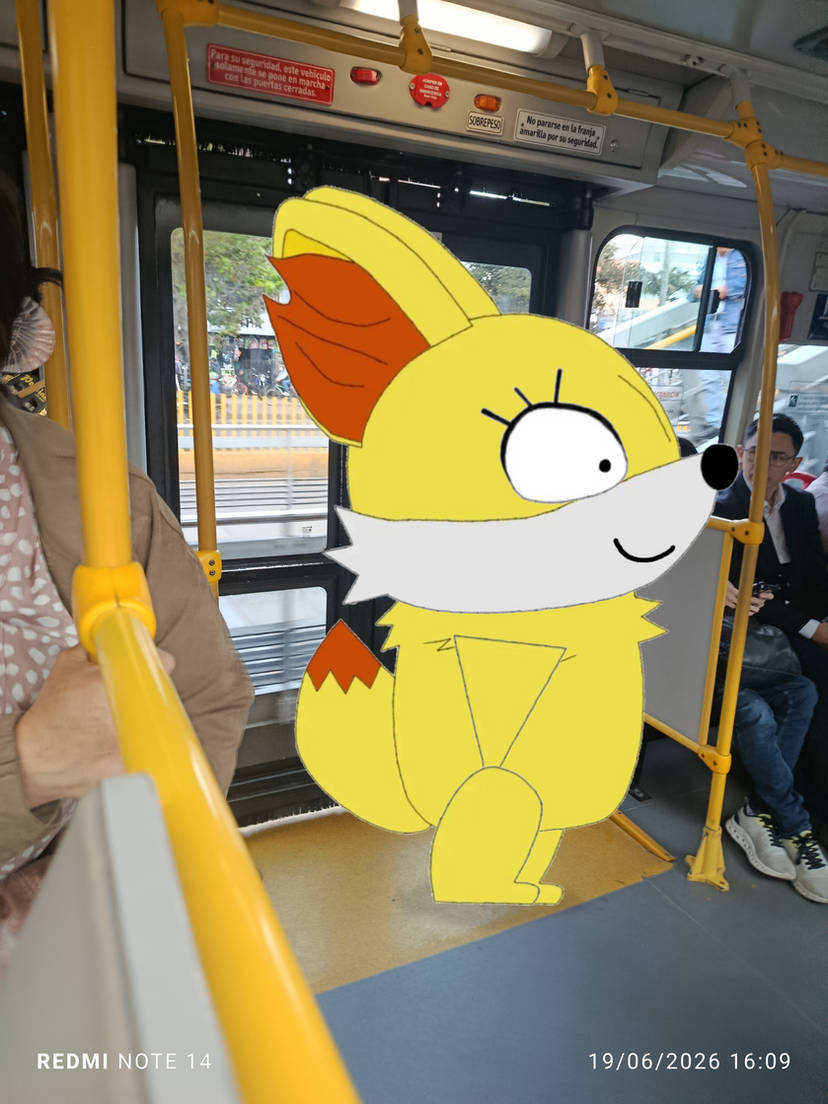 ShivanDrawsShit's tweet photo. There’s a guy on DeviantArt who keeps editing Movieunleashers characters (particularly Fennekin) onto public transport and I don’t know if it’s some hobby or challenge or fetish thing https://t.co/RSXri5WEiV