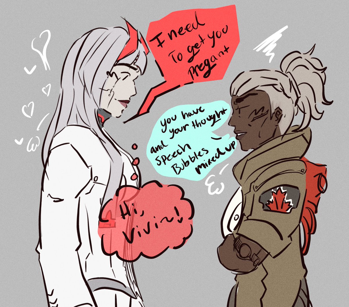 d1g1tal_p1ge0n's tweet photo. She let her true thoughts out there huh.. 

#shion #sojourn #Overwatch2Fanart https://t.co/yrAhxs6Oir