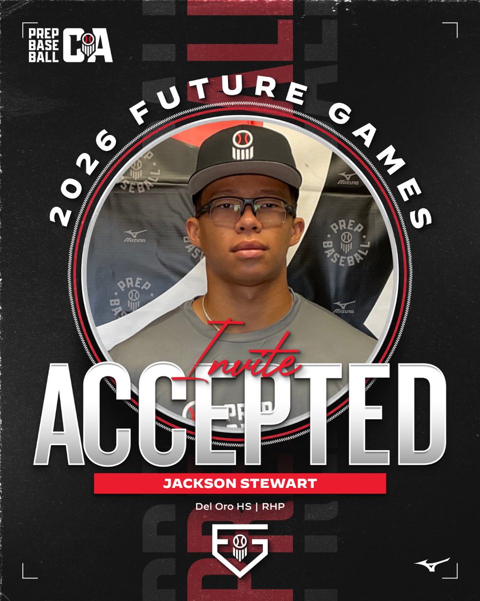 PrepBaseballCA's tweet photo. 🎟️𝐍𝐨𝐫𝐂𝐚𝐥➡️𝐄𝐦𝐞𝐫𝐬𝐨𝐧, 𝐆𝐀

Jackson Stewart is headed to @LakePointSports to represent #TeamNorCal at the 2026 Prep Baseball Future Games!

#BeSeen #ShapeTheState #PBFG26

👤 https://t.co/uf35nMxwmg | @JBoogieStew https://t.co/tHhoUJ2YxQ