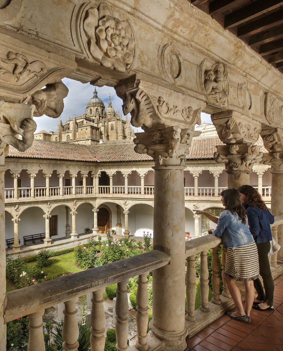 CyLEsVida's tweet photo. El arte renacentista alcanza su esplendor en el claustro del Convento de las Dueñas en Salamanca. ¡Un regalo para la vista! 
🏛️🌿 @tdsalamanca https://t.co/ftbN313m6T
