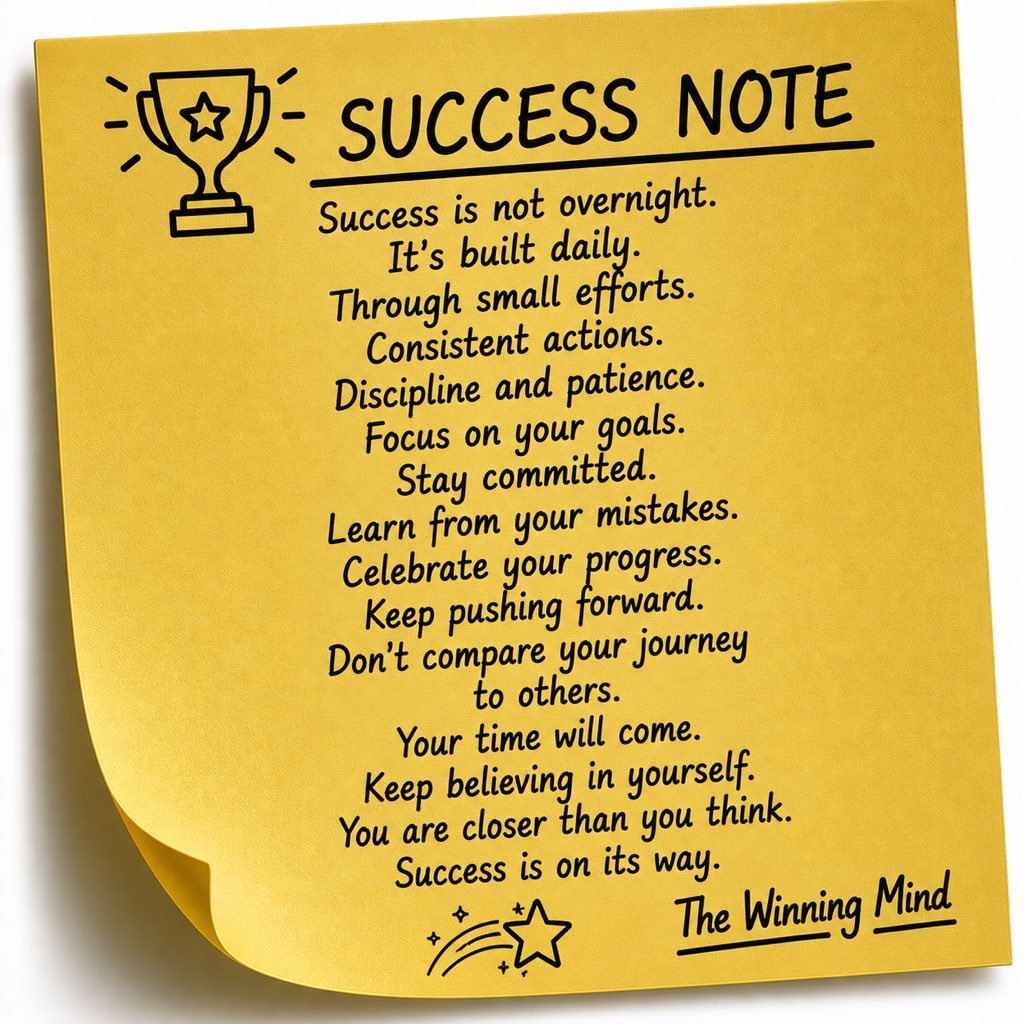 WinningMindN's tweet photo. Don’t compare your journey to others.

Focus on your progress.

Your time will come https://t.co/1ZQO0Epszy