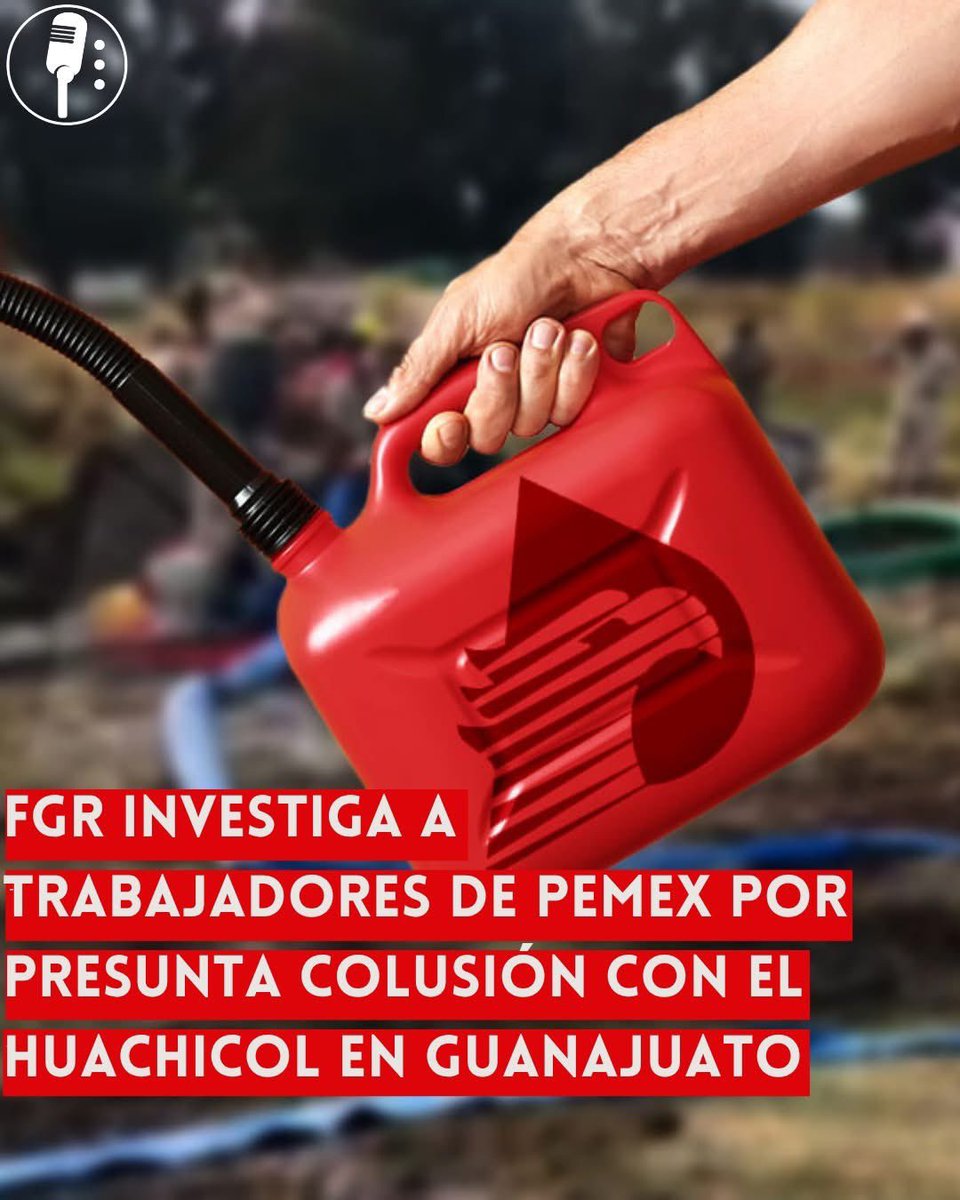 YosoyPedrero's tweet photo. 🚨 OJO: FGR INVESTIGA A TRABAJADORES DE PEMEX POR PRESUNTA COLUSIÓN CON EL HUACHICOL EN GUANAJUATO

El delegado de la Fiscalía General de la República (FGR) en Guanajuato, Juan Francisco Vera Ayala, confirmó que existen carpetas de investigación abiertas contra trabajadores de Petróleos Mexicanos (Pemex) por su presunta participación en una red de robo de hidrocarburos en la entidad.

De acuerdo con el funcionario, las indagatorias buscan esclarecer posibles actos de colusión entre empleados de Pemex y grupos del crimen organizado dedicados a la perforación de tomas clandestinas y la extracción ilegal de combustible.

Vera Ayala señaló que estas acciones forman parte de una estrategia integral para combatir el huachicol y advirtió que las investigaciones continuarán hasta desarticular las redes de operación vinculadas a este delito.

Hasta el momento, Pemex no ha emitido una postura oficial sobre las investigaciones que involucran presuntamente a parte de su personal.
