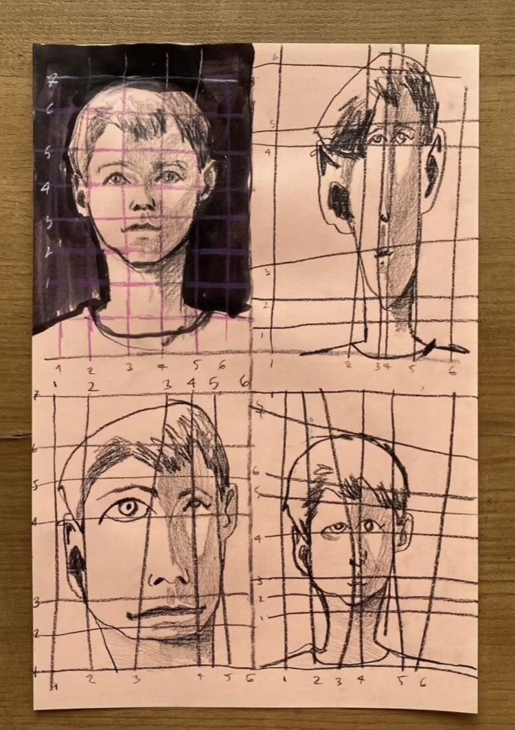 pmamtraveller's tweet photo. grid drawing techniques https://t.co/S4PoP0L01v