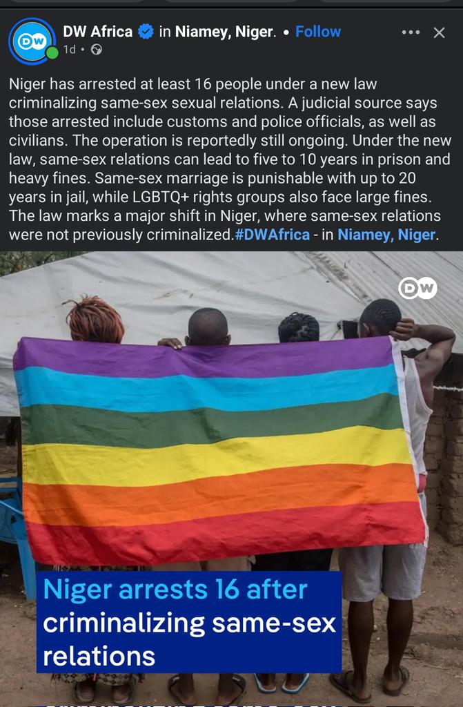 RAYDREW254's tweet photo. It's unfortunate that Africa still believes that being LGBT in Africa is a crime What a shame, we are continuing condemning such punishment being LGBTQIA is human rights.🏳️‍⚧️🏳️‍🌈 https://t.co/YDGwZevTab