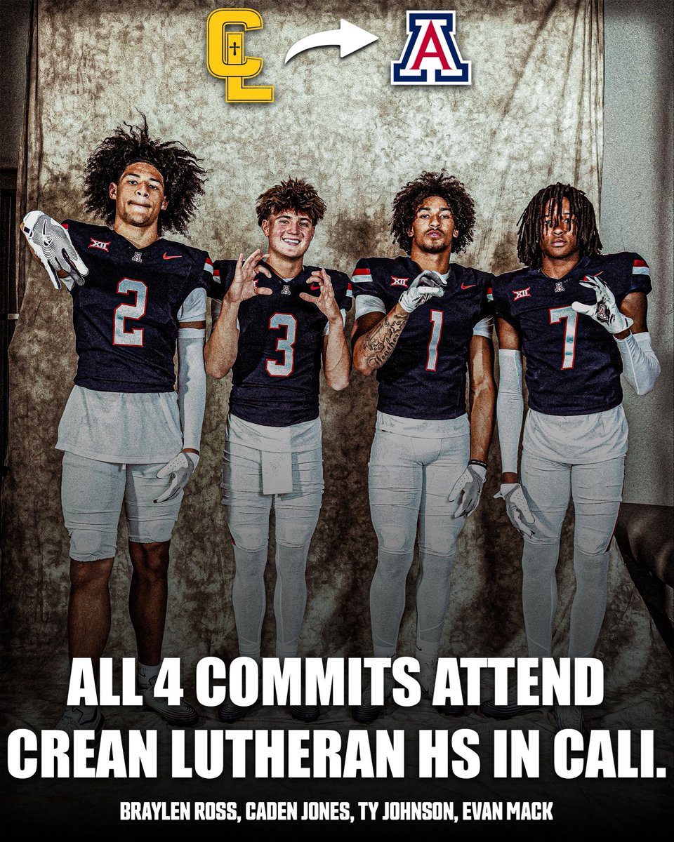 CadenJonesss1's tweet photo. Let’s make History! BTFD! @GregBiggins @adamgorney @ChadSimmons_ @BrandonHuffman @TheUCReport @BlairAngulo @Zack_Poff_MP @ArizonaFBall @CoachDoege @CoachBrennan https://t.co/1V2VVW59W7