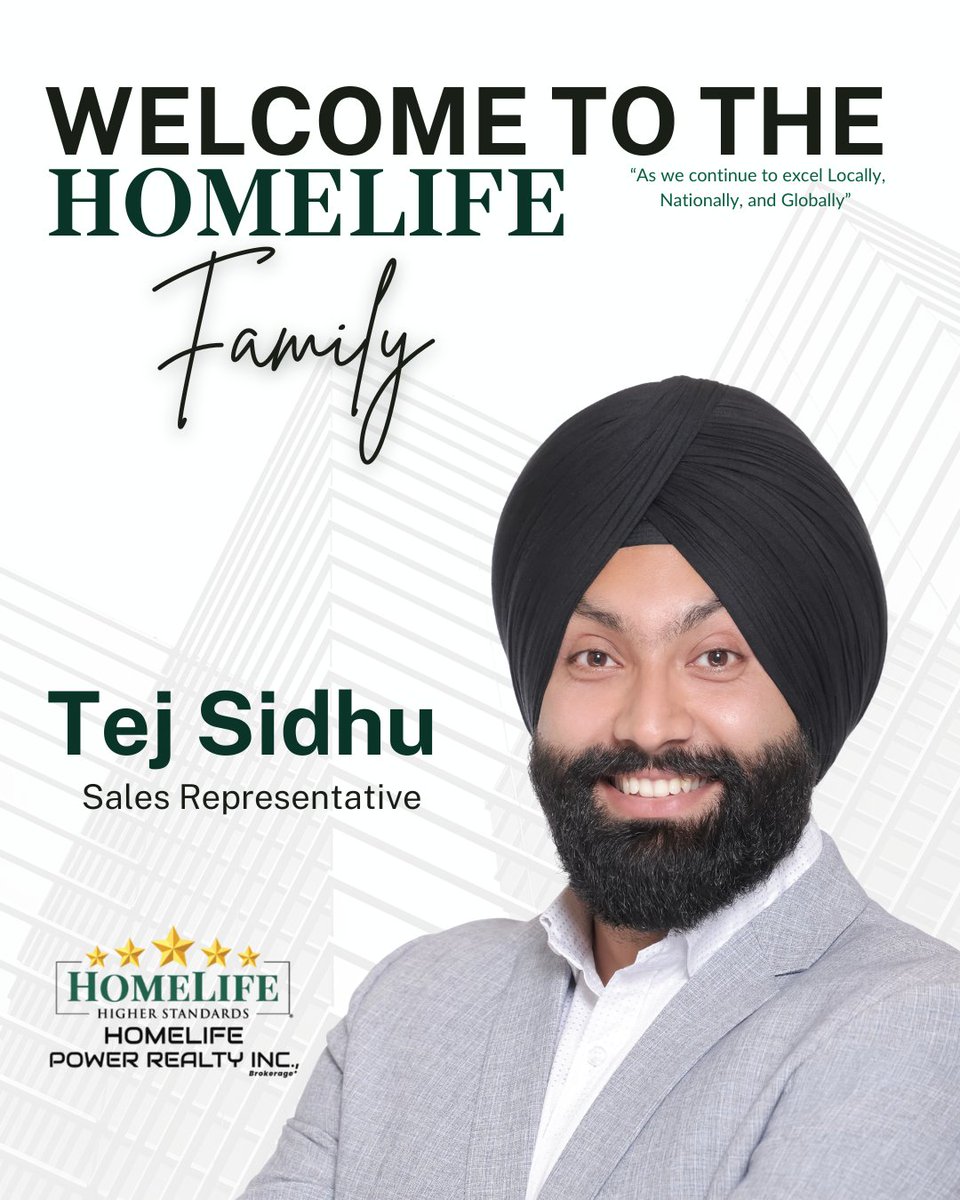 HomeLifePower's tweet photo. 💚 Welcome, Tej Sidhu! 🎉

With 3 years of sales experience and a passion for helping people, Tej is committed to providing honest guidance, open communication, and a smooth, stress-free real estate experience.

Wishing you continued success on your new journey! 🏡🚀 https://t.co/NEzV0sxvEy
