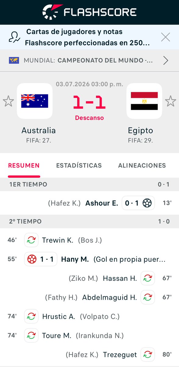 standardfm's tweet photo. Extra time

Australia - Egipto 1:1

Más información: https://t.co/xLNokU1RSC https://t.co/dWlVJ4Ih6X