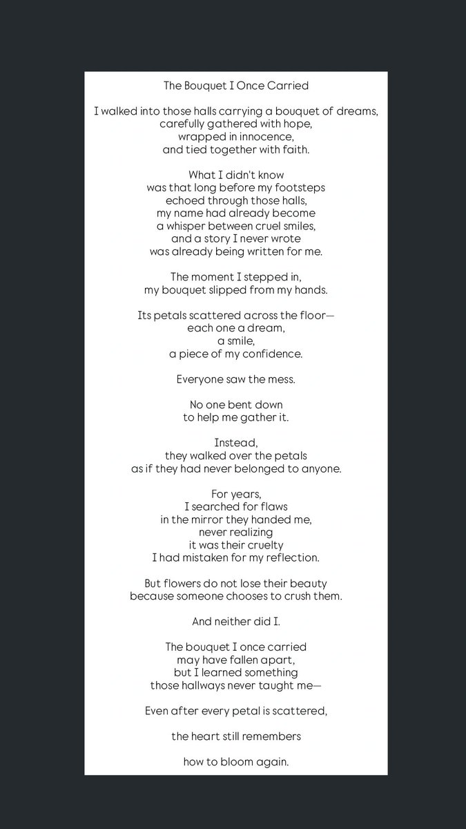 Zak308970's tweet photo. Some school memories never learned how to fade.
 #poem #poetry #poema #writers #scattered #bullying #unfazed https://t.co/iipB2A8IC6