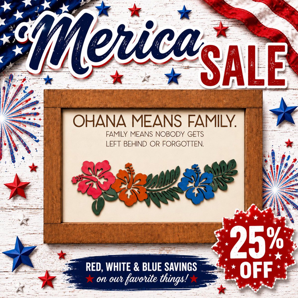 aedreamco1's tweet photo. Ohana means Family decor is apart of our Merica Sale! Grab your in the link below 
#OhanaMeansFamily #DisneyInspired #HomeDecor #SmallBusiness 

https://t.co/6MVblMs62x https://t.co/bYEd6stdoY